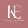 Logo do KE Beauty Studio: as letras KE em rosa